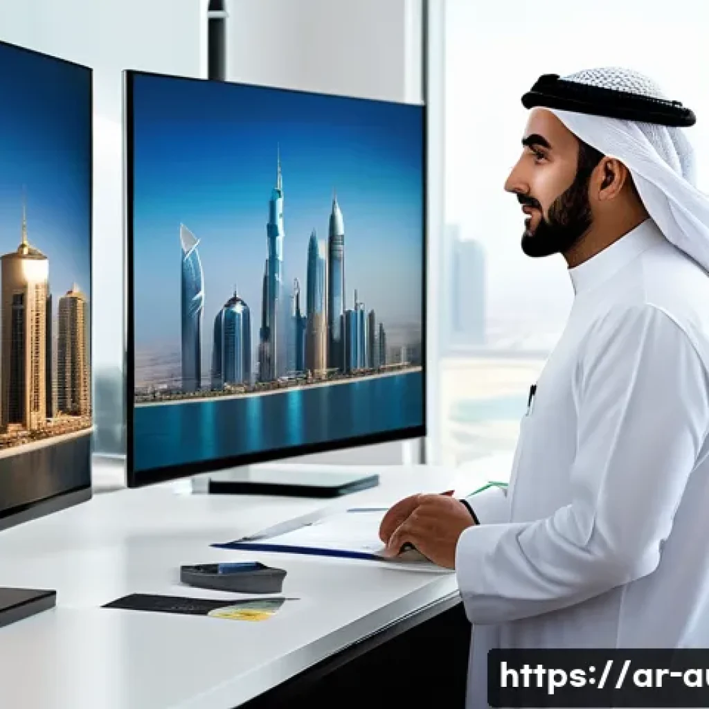 경매사 자격증을 활용한 성공적인 창업 사례 - A professional Middle Eastern entrepreneur in traditional attire, wearing a modern suit jacket over ...